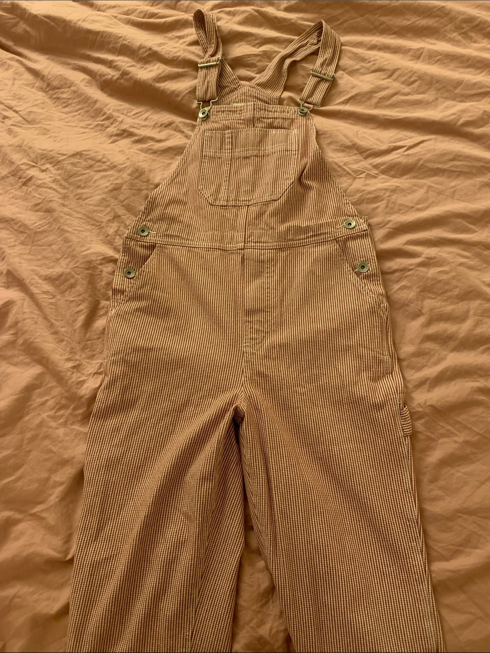 Brixton Red Patterned Overalls Small